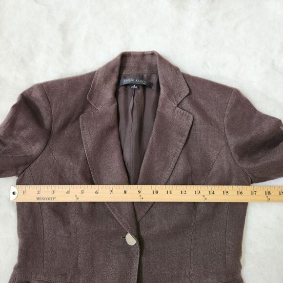 Anne Klein Brown Jacket Size 0 - Picture 8 of 12